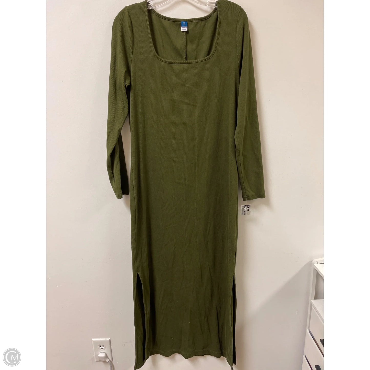 Dress Casual Maxi By Old Navy In Green, Size: Xl
