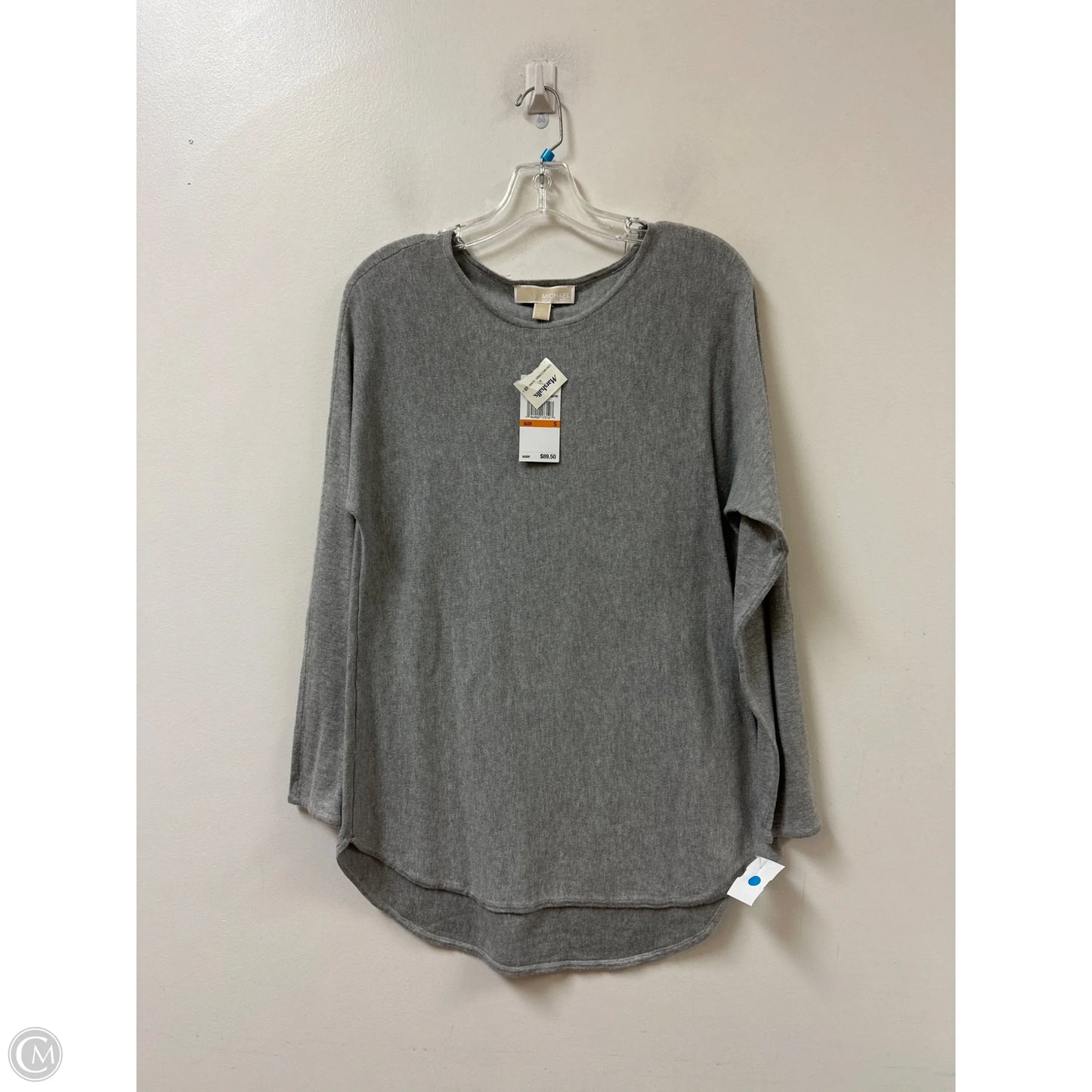 Top Long Sleeve By Michael By Michael Kors In Grey, Size: S