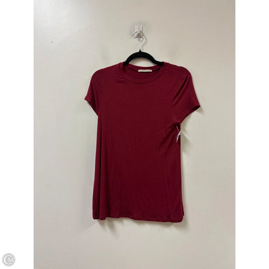 Top Short Sleeve By Clothes Mentor In Red, Size: S