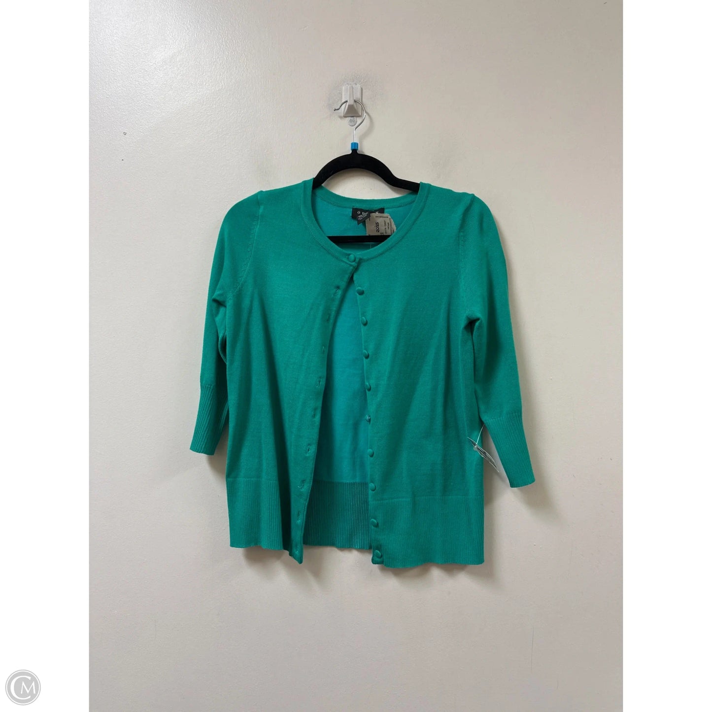 Cardigan By Grace In Green, Size: Xs