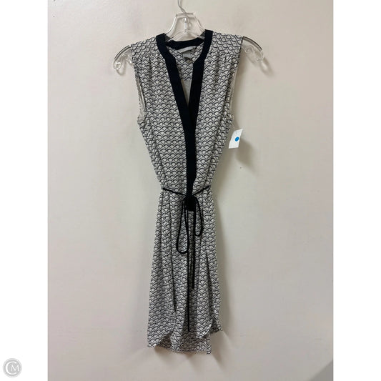 Dress Casual Midi By H&m In Black & White, Size: M