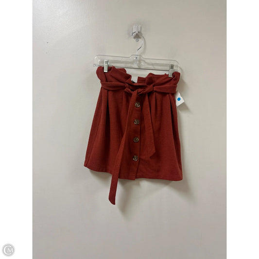 Skirt Midi By Primark In Orange, Size: 6