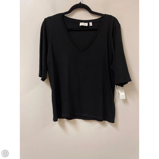 Top Short Sleeve By Cyrus In Black, Size: Xl