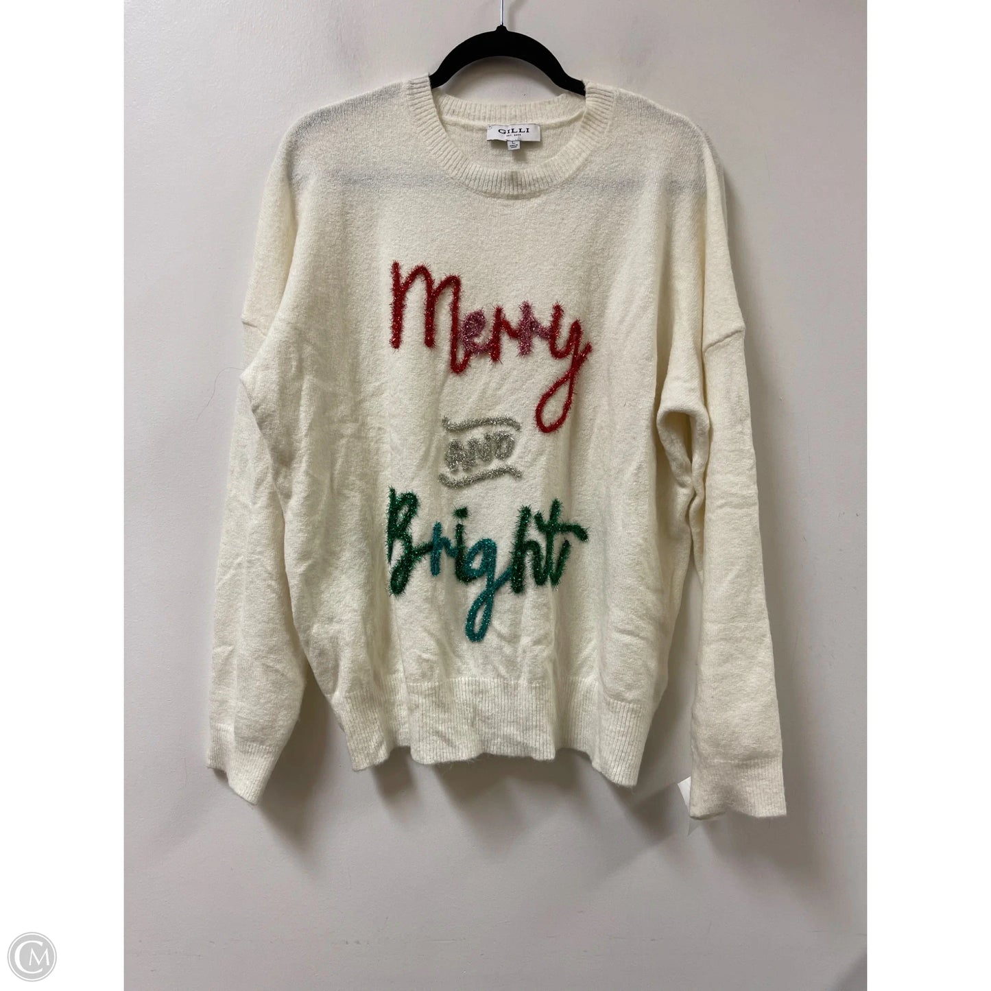 Sweater By Gilli In Cream, Size: L