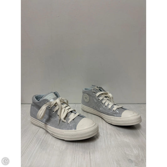 Shoes Flats By Converse In Silver, Size: 10