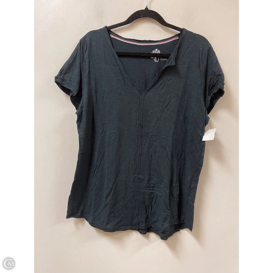 Top Short Sleeve By Pilcro In Navy, Size: Xl
