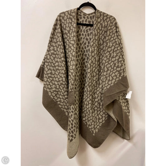 Shawl By Clothes Mentor In Animal Print, Size: Osfm