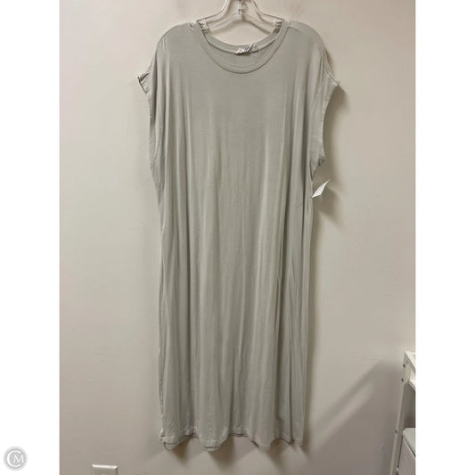 Dress Casual Midi By Double Zero In Grey, Size: M