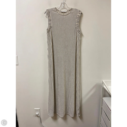 Dress Casual Maxi By See And Be Seen In Black & Cream, Size: S