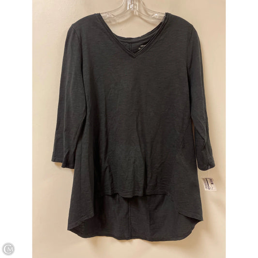Top Long Sleeve By Chicos In Black, Size: M