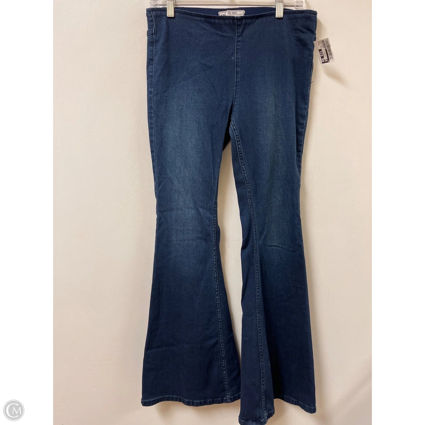 Jeans Boot Cut By Free People In Blue Denim, Size: 8
