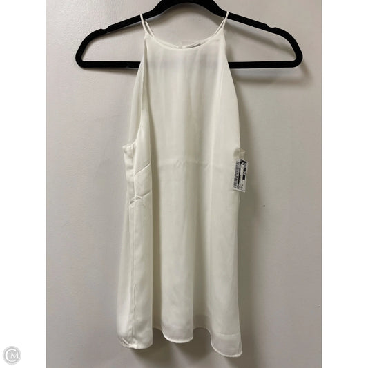 Top Sleeveless By H&m In White, Size: Xs