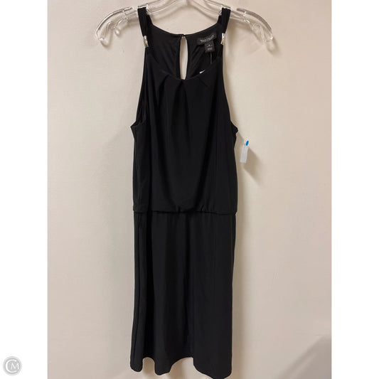 Dress Casual Midi By White House Black Market In Black, Size: S