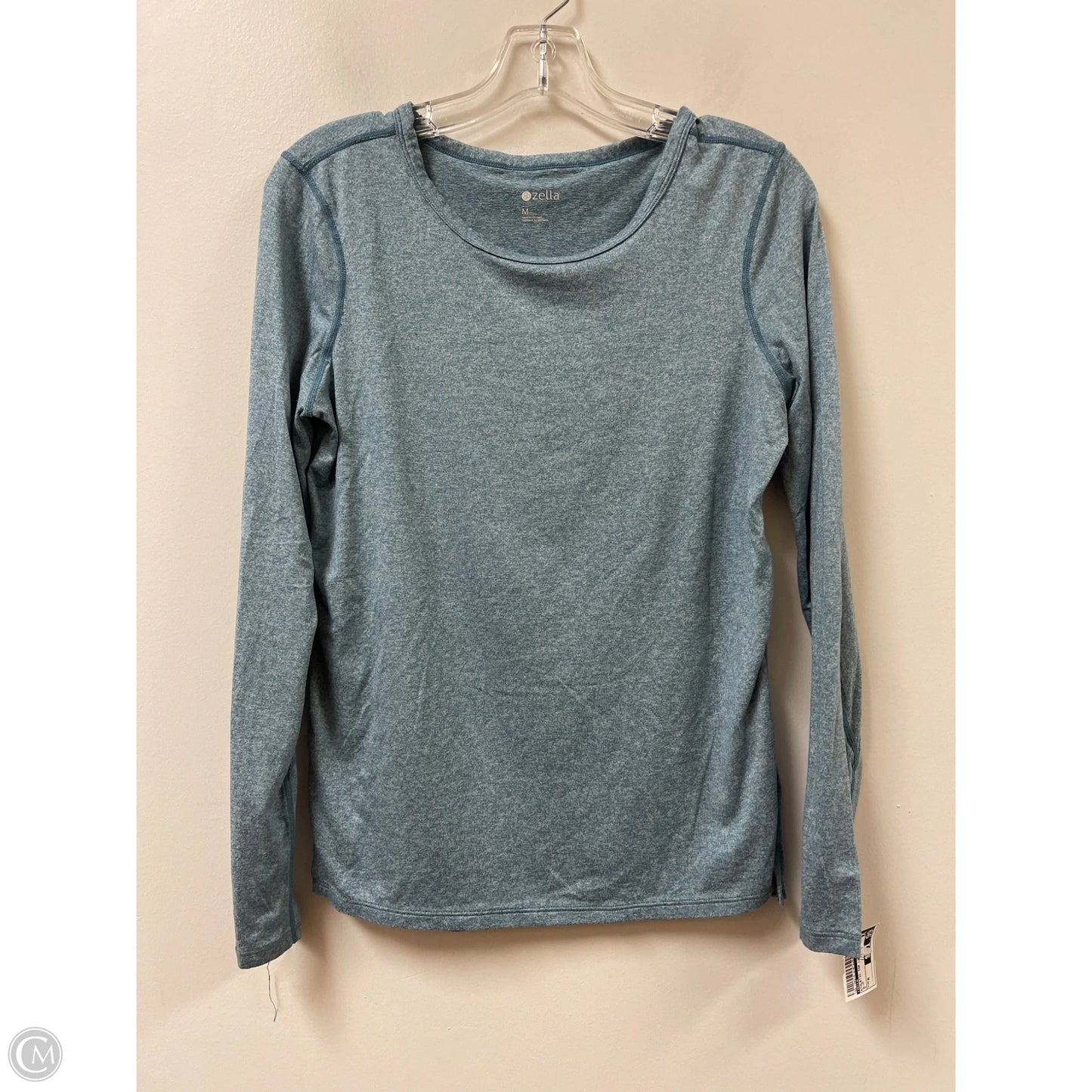 Athletic Top Long Sleeve Crewneck By Zella In Blue, Size: M