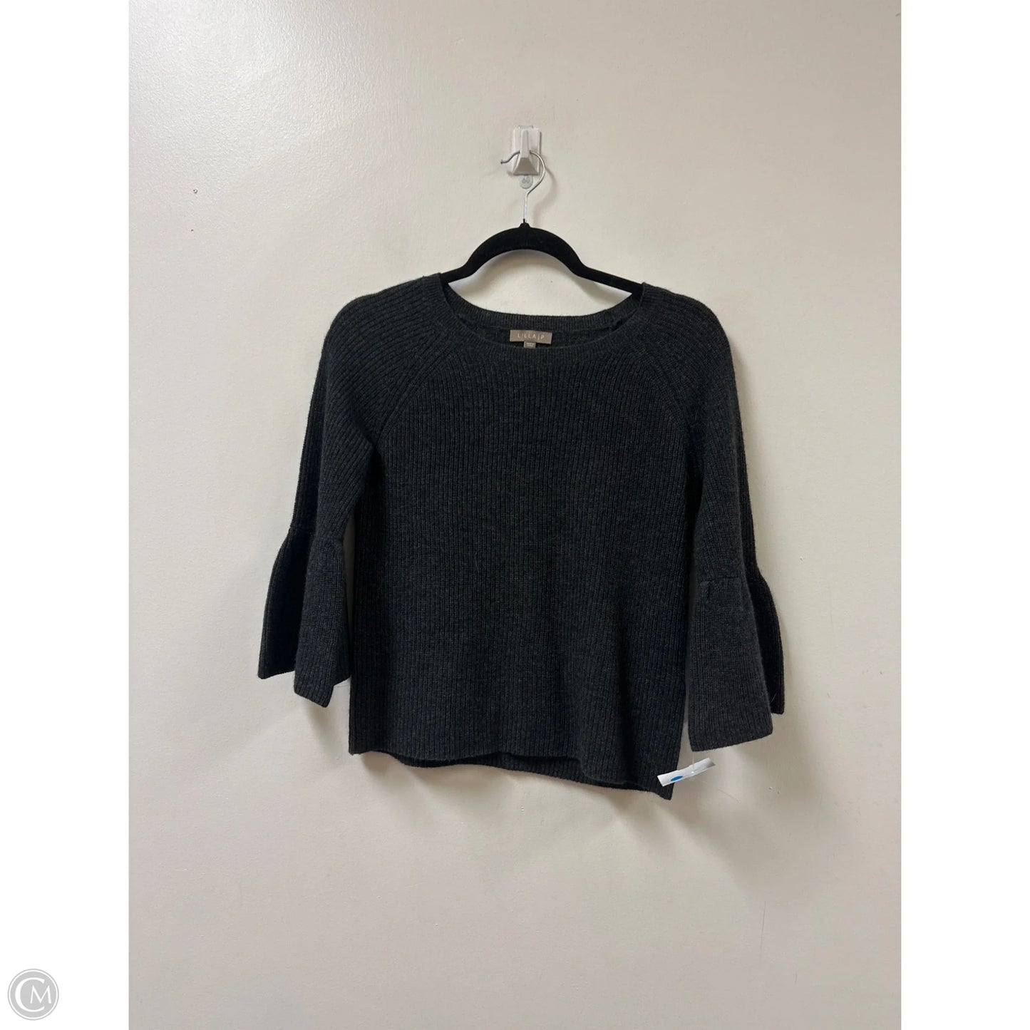Sweater By Lilla P In Grey, Size: Xs