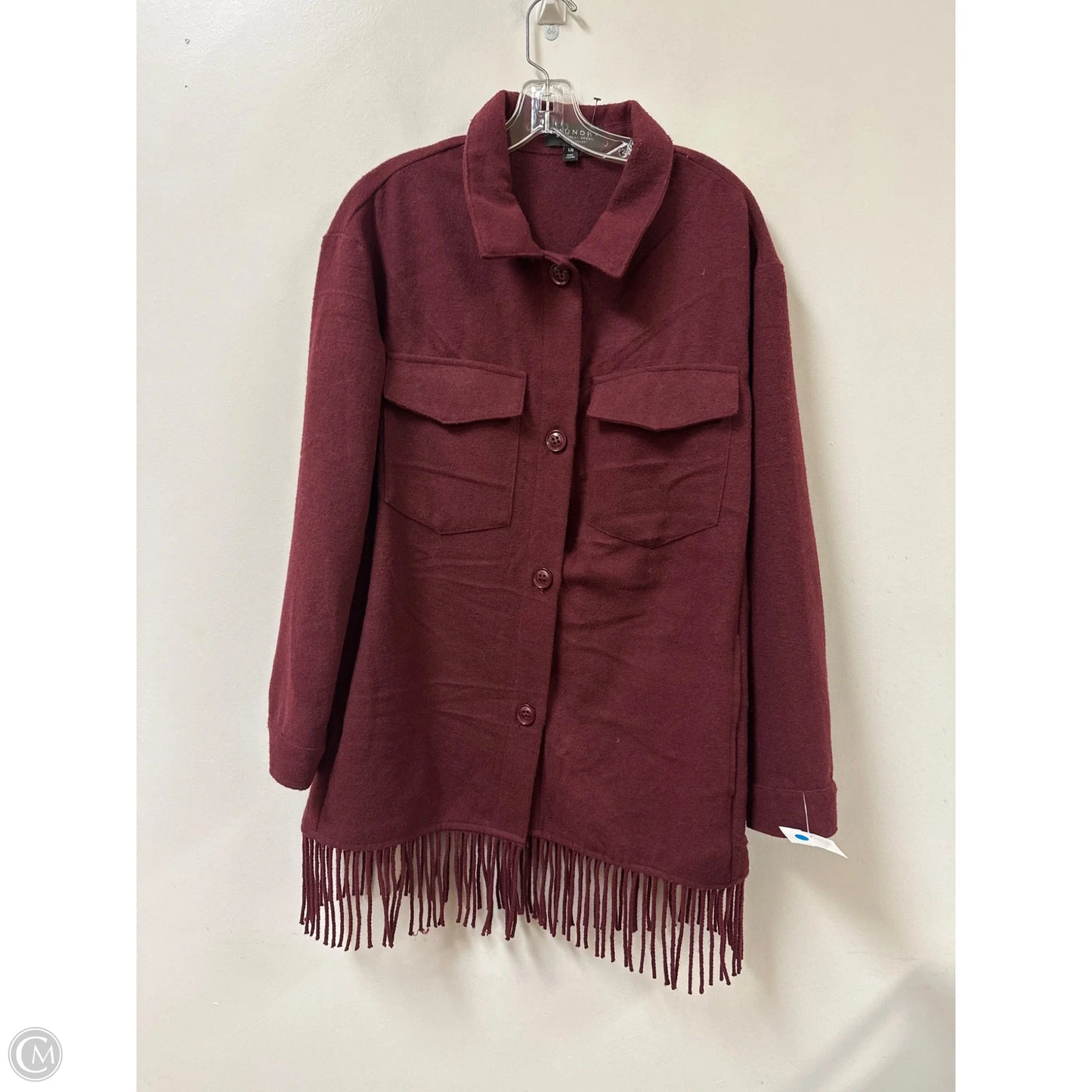 Coat Other By Laundry In Red, Size: L