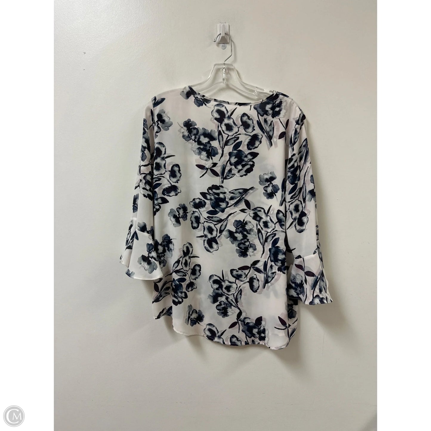 Top Long Sleeve By Clothes Mentor In Floral Print, Size: L