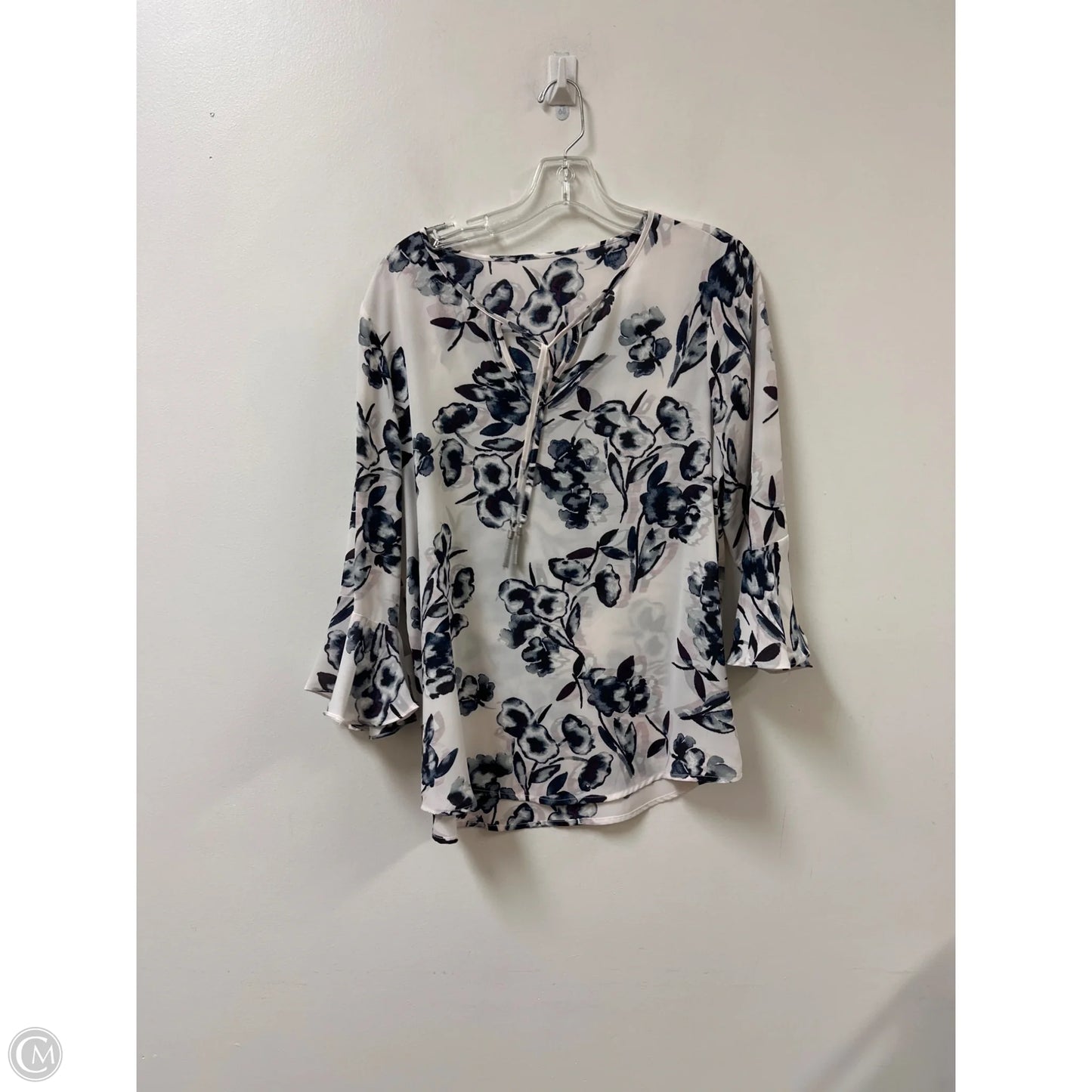 Top Long Sleeve By Clothes Mentor In Floral Print, Size: L