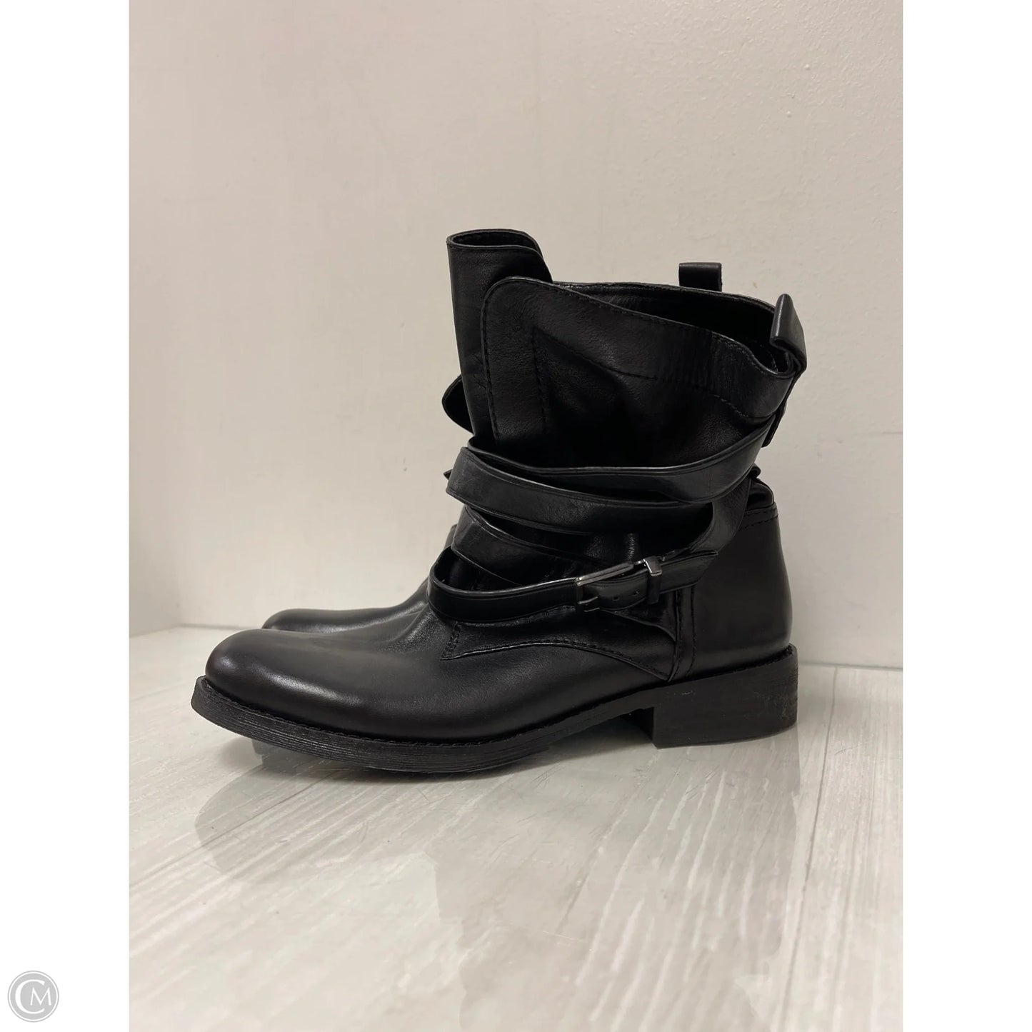 Boots Ankle Flats By Gianni Bini In Black, Size: 8