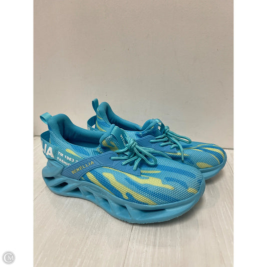 Shoes Athletic By Clothes Mentor In Blue, Size: 9.5