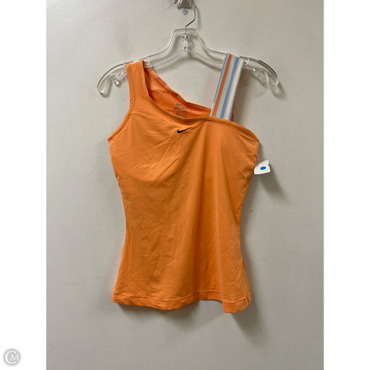 Athletic Tank Top By Nike In Orange, Size: S