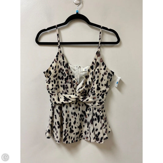 Top Sleeveless By She + Sky In Animal Print, Size: L
