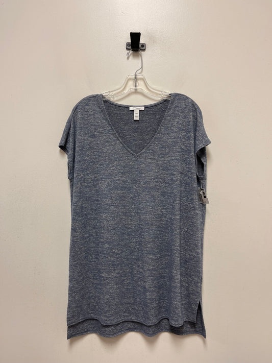 Navy Top Short Sleeve Daily Ritual, Size S