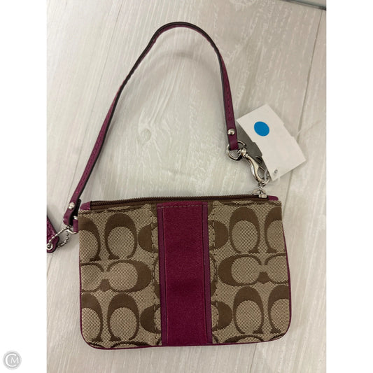Wristlet Designer By Coach, Size: Small