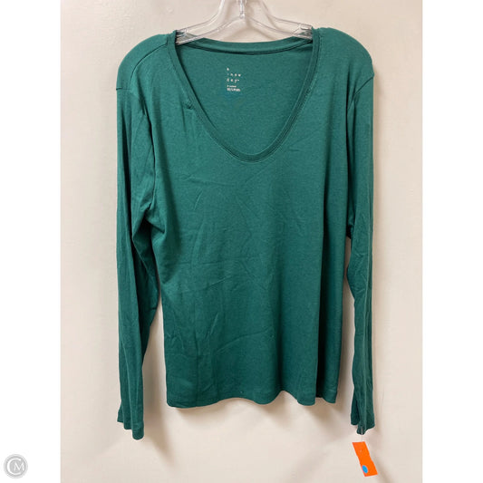 Top Long Sleeve By A New Day In Green, Size: Xl