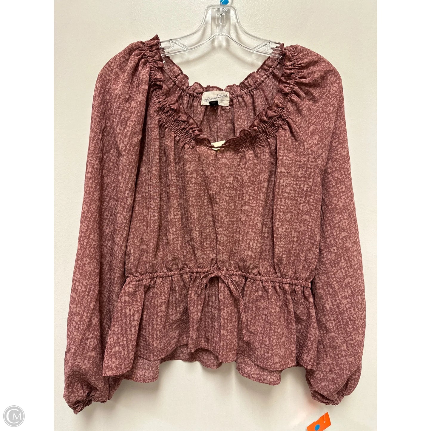 Top Long Sleeve By Universal Thread In Purple, Size: M