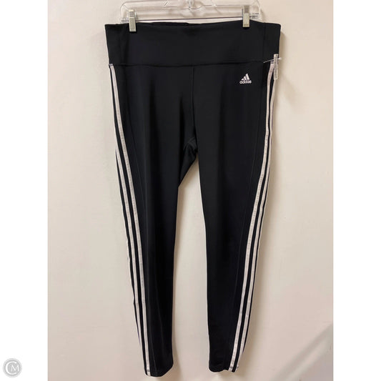 Athletic Leggings By Adidas In Black, Size: Xl