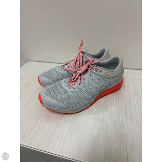 Shoes Athletic By Under Armour In Grey & Orange, Size: 11