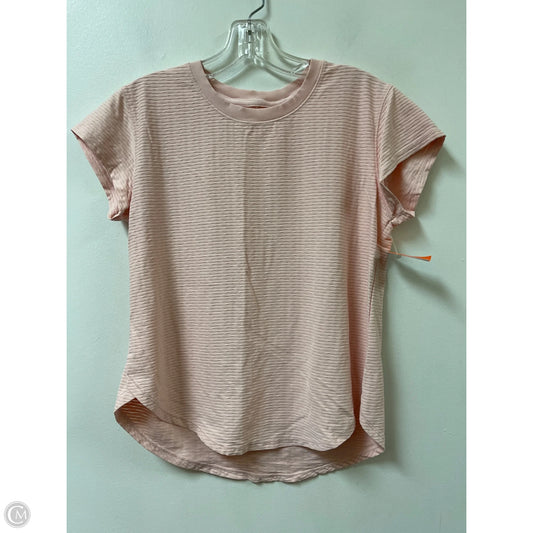 Athletic Top Short Sleeve By Calia In Pink, Size: S