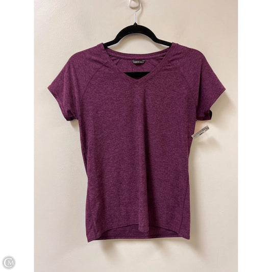 Athletic Top Short Sleeve By Clothes Mentor In Purple, Size: S