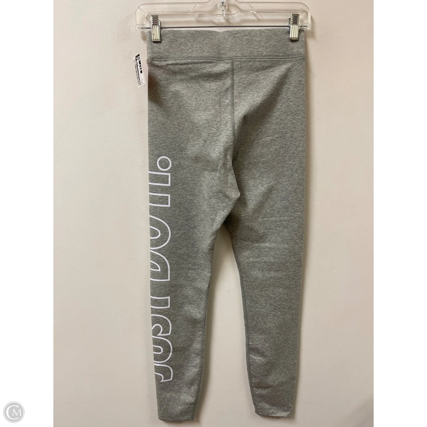 Athletic Leggings By Nike In Grey, Size: S