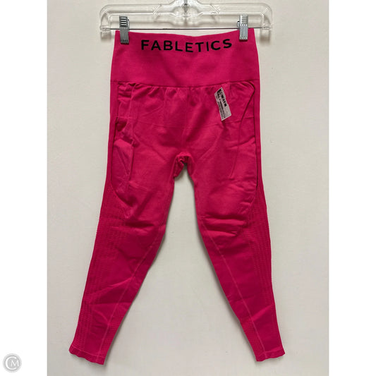 Athletic Leggings By Fabletics In Pink, Size: S
