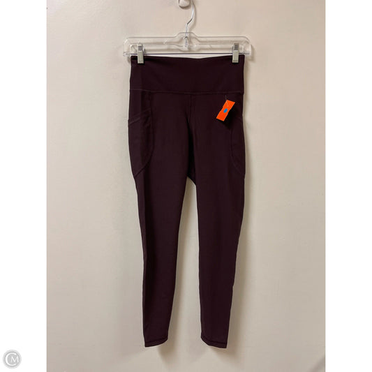 Athletic Leggings By Old Navy In Red, Size: S