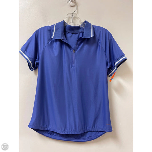 Athletic Top Short Sleeve By Mondetta In Purple, Size: S