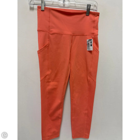 Athletic Leggings By Xersion In Orange, Size: S