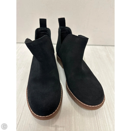 Boots Ankle Flats By Clothes Mentor In Black, Size: 6