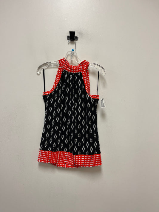 Black & Red Top Sleeveless White House Black Market, Size S