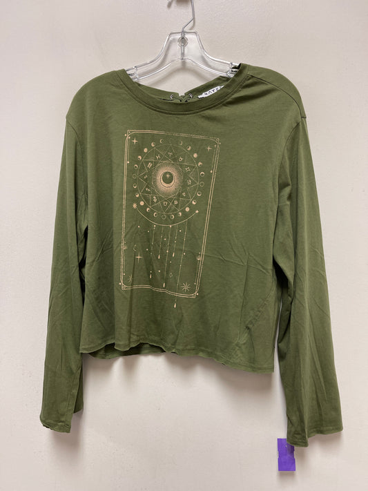 Green Top Long Sleeve Clothes Mentor, Size Xl