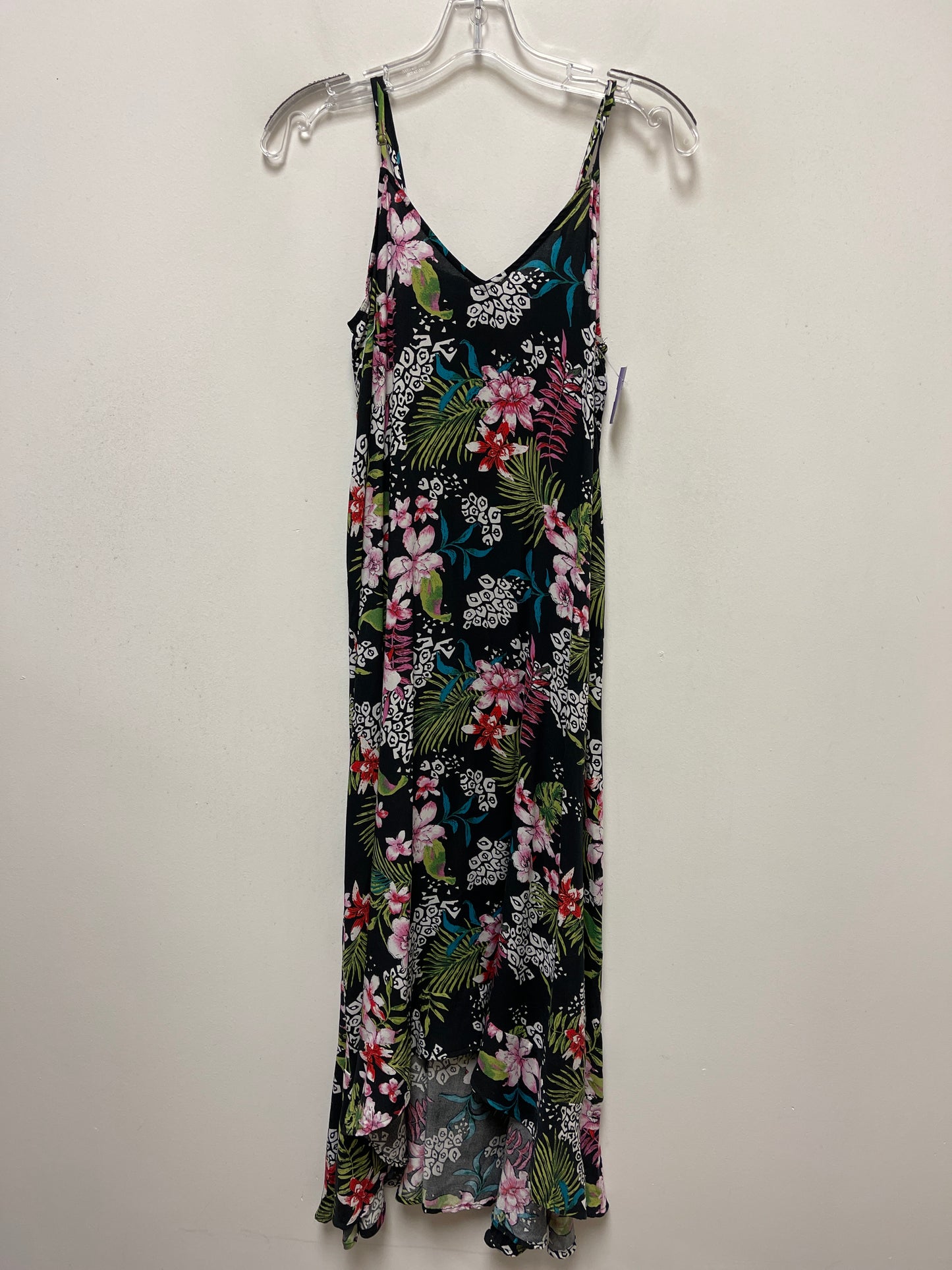 Floral Print Dress Casual Maxi Clothes Mentor, Size S