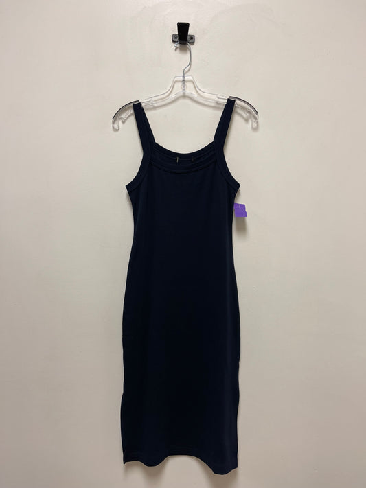 Navy Dress Casual Midi Clothes Mentor, Size Xs