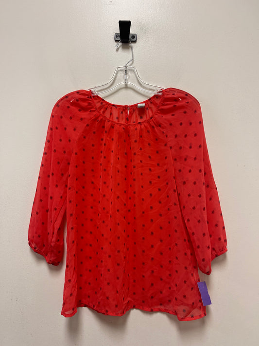 Orange Top Long Sleeve Old Navy, Size S