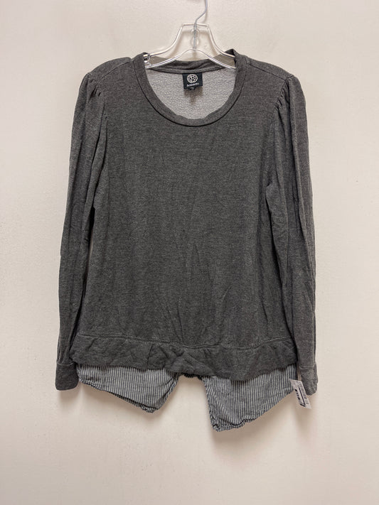 Grey Top Long Sleeve Bobeau, Size M