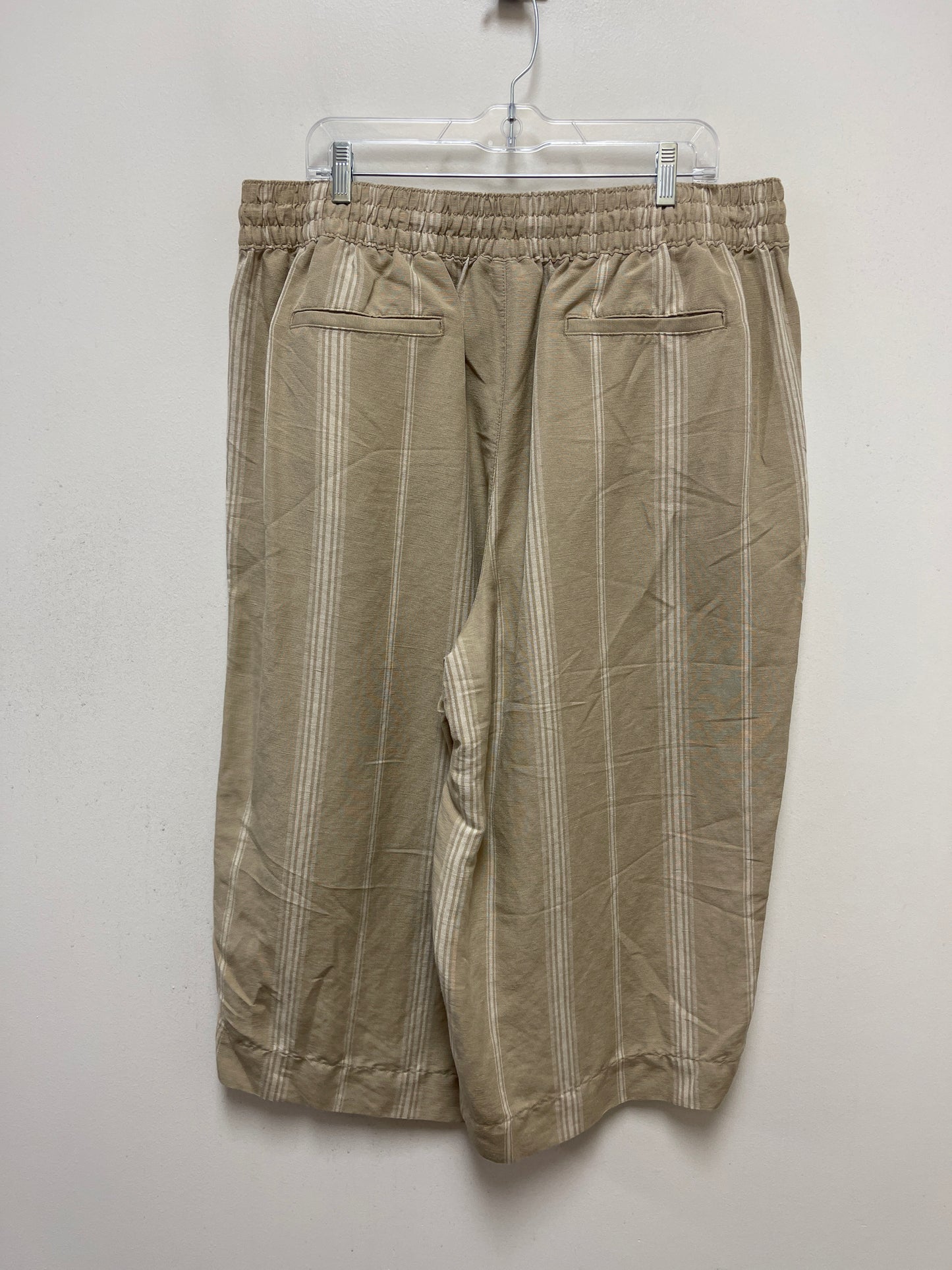 Cream Pants Linen Lane Bryant, Size 20