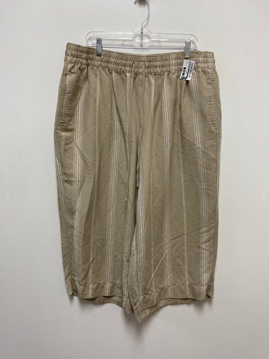 Cream Pants Linen Lane Bryant, Size 20