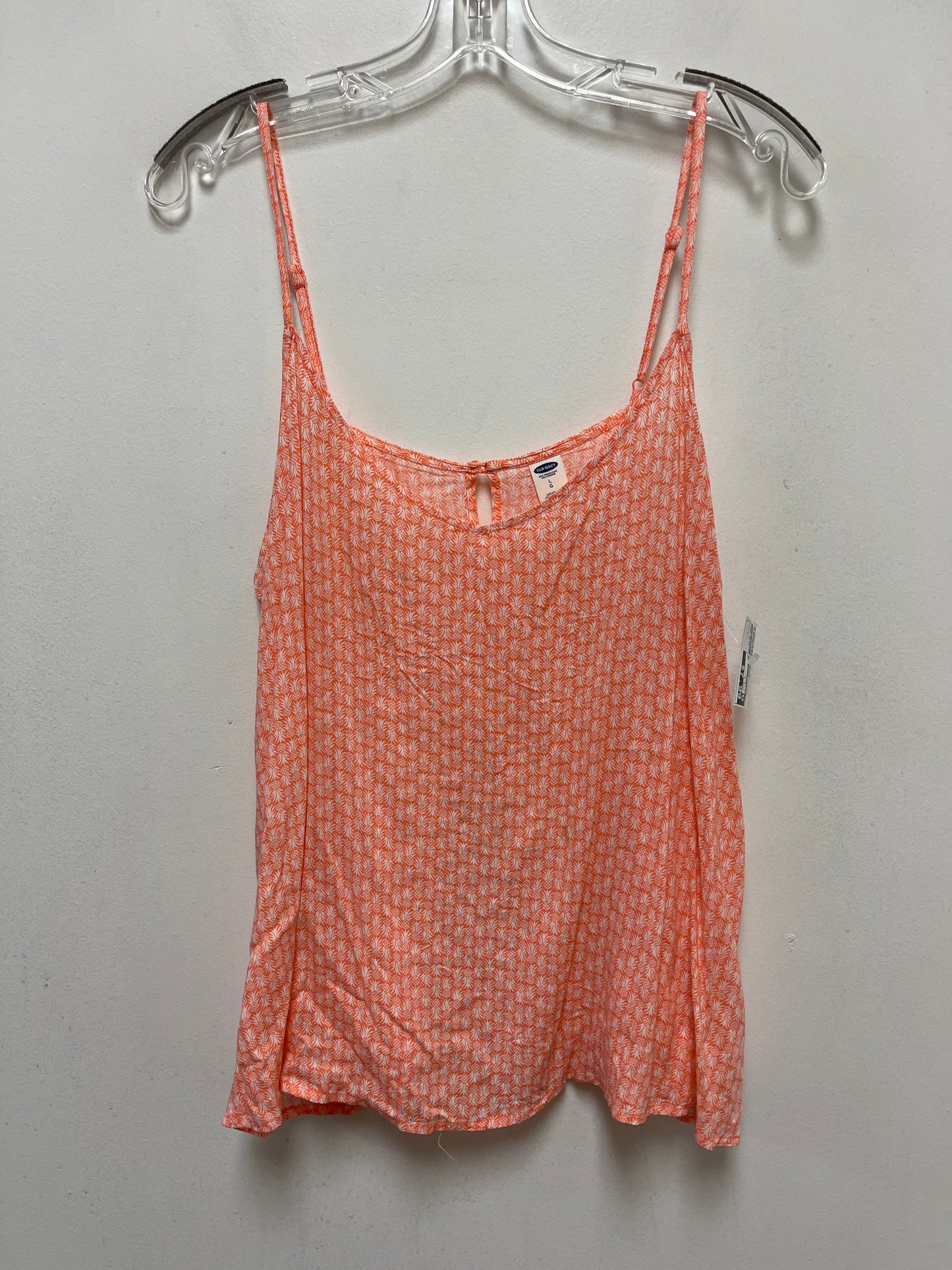 Orange Top Sleeveless Old Navy, Size L