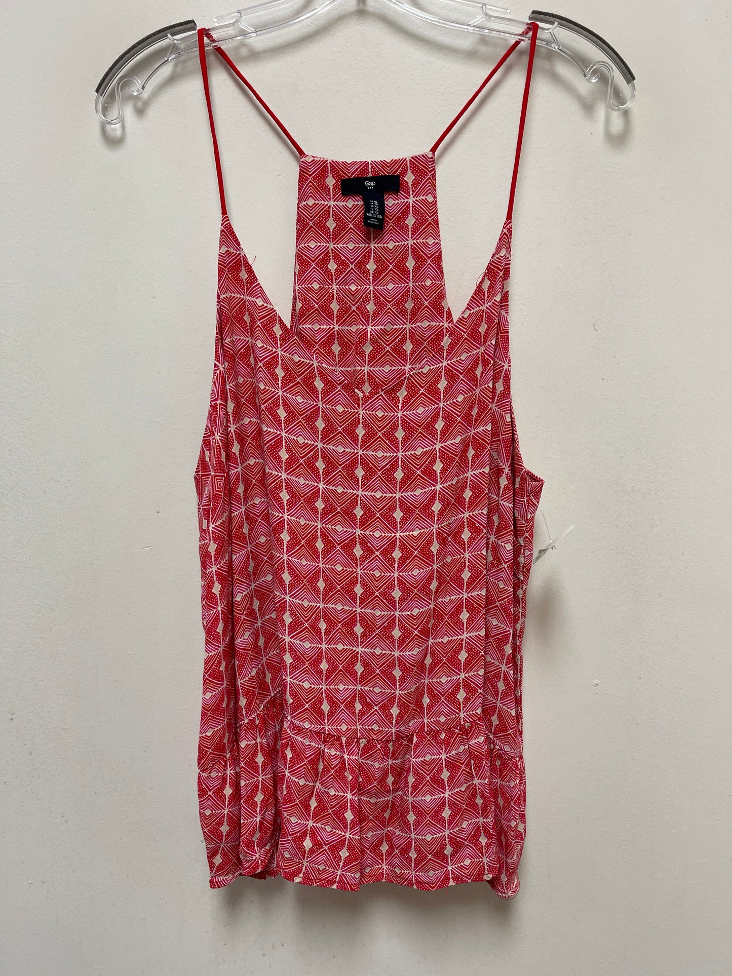 Red Top Sleeveless Gap, Size Xl